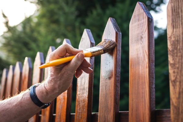 Chainlink Fence Painting